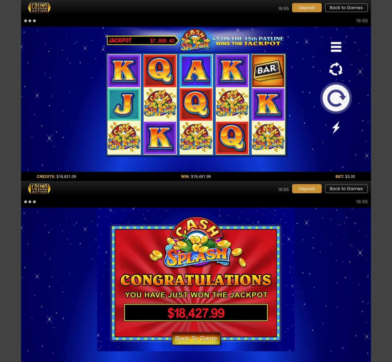 Recent Winners Casino Rewards